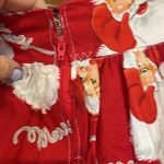 Handmade plus size Santa Christmas skirt Red Photo 2