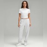 Lululemon Scuba Mid-Rise Oversized Jogger- Ultra Light Grey- Medium Photo 2