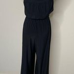 Y2K Wishes Black Jumpsuit Ruffle Camisole Straps Sz Medium Photo 1