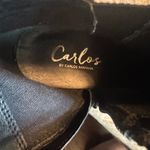 Carlos Santana  Boots Womens 8M Black chunky lug sole ankle booties side zip Photo 5