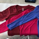 st. john's bay St. John’s Bay Women’s Long sleeve tees (3) - Burgundy, Fuschia & Blue - Size 1x Photo 4