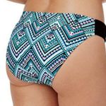 Go By Gossip Solar Geometric Print Bikini Bottom S Black Photo 1