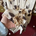 O'Neill  size S jumpsuit  (shorts) crepe floral lace up front key hole back. Photo 5