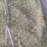 Fashion Bug  size medium Lace Trimmed Green Tank Top fairy whimsi 90s new deadsto Photo 7