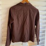 Chloé Chloe Brown button up top sz 40 (S) Photo 2