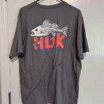 Huk fishing shirt Gray Size L Photo 0