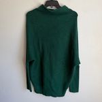 Bluivy Young Contemporary Green High Neck Tunic Sweater Womens S/M Minimalist Size M Photo 1