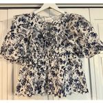 Tuckernuck  Hyacinth House Nadia ruffle puff sleeve blouse size xs Photo 3