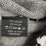 Houndstooth Cardigan Sweater Size 3X Black Photo 5