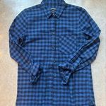 Madewell  blue gingham check flannel Xs Photo 0