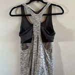 Lululemon  On Track Tank in Tiger Space Dye Black White & Dark Carbon Sz 6 EUC Photo 10