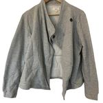 Lou & grey  asymmetrical grey sweatshirt jacket size Small women's Photo 0