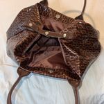 Essence‎ of Beauty Tote/Purse Brown Photo 7