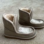 Crown Vintage Metallic Ankle Booties Silver Size 8.5 Photo 0