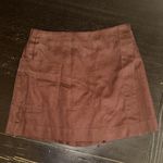 Uniqlo Stylish Pink Blouse and Brown Skirt Set Photo 1