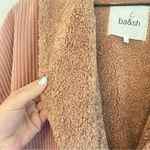 Ba&sh  Blush Corduroy Teddy Jacket plush pink size XS great condition Photo 4