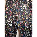 Cynthia Rowley Neoprene Women's Size 6 Black Multi Floral Ankle Leggings Pants Photo 6