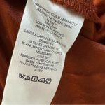 Anthropologie NEW  Lace Mix Jumpsuit Sleeveless Wide Leg Open Back Tie Brown 14 Photo 13