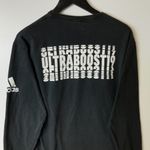 Adidas Ultraboost 19 T Shirt  Graphic Tee Cotton Long Sleeve Solid Black Large L Photo 15