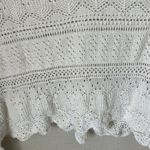 Free People once upon a time ivory crocheted lace flare sleeve blouse Photo 11