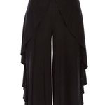 Philosophy Black Ruffle Palazzo Pants Photo 0