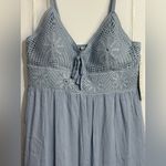 Almost Famous 🏷️💙 NWT  Sleeveless Molded Cup Crochet Bodice Dress Size XXL Photo 4