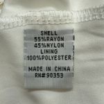 J. Gee Drop Waist Lace Mini Dress Womens Small White Bridal Bride to Be Cocktail Photo 11