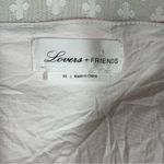 Lovers + Friends Red White Gingham Puff Sleeve Peasant Top Photo 1