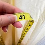 Vanity Fair Vintage  House Coat Snap Front Women’s Large Pale Yellow Embroidery Photo 5