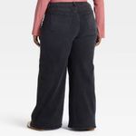 Universal Threads NWT Women's Universal Thread Black High Rise Wide Leg Jeans Photo 5