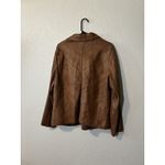 Lane Bryant Genuine Leather Jacket Textured Zip Front Women’s 14/16 Pockets Photo 10