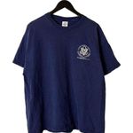 Vintage 90s Washington DC T Shirt Blue XL Extra Large Graphic Tee 100% Cotton Photo 1