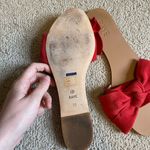 Raye  Revolve sandy suede knotty bow sandal red leather Photo 2