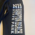 Hampton Beach NH Distressed Straight Sweatpants Appr. Women’s Med. or Large Long Blue Photo 3