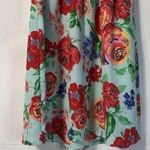 Everly Ruffle Top Floral Print Mini Dress Mint Size S NWT Photo 10