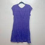 Athleta  Women's Overlay Short Sleeve Purple Midi Dress Size Medium Photo 5