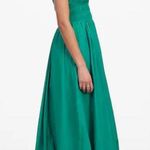 Madewell NWT Verdant Green The Melody Bubble-Hem Smocked Midi Dress Poplin XXS Photo 10