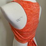 Princess Polly Emma Tie Up Orange Top Photo 3