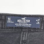 Hollister  Mom Jeans Womens 27 Ultra High Rise Black Street 90s Retro Go See Photo 9