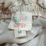 Surf Gypsy Tropical Strapless Button Down Maxi Dress Women’s Medium Photo 1