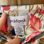 Peck & Peck  white floral pants size 12 Photo 2