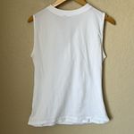 Sundance  white Surplice ruched tank Photo 7