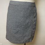 Hollister  Houndstooth Mini Skirt Black White Plaid Tweed Check Preppy Y2K Medium Photo 2