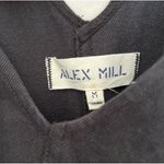 Alex Mill Ollie Black Denim Jumpsuit Belted Wide Leg Cropped Size Medium Photo 10