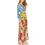 Rococo Sand Women Silk Maxi Dress Size XS Multicolor Floral Boho Resort Romantic Photo 1