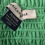 American Eagle Corset Tiered Floral Cotton Midi Dress Medium Women’s Green Photo 3