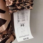 TANJAY Women's Animal Print Tank Top With Cardigan Jacket Set Size S Petite PS Brown Photo 4