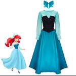 Little mermaid Ariel town dress costume Blue Size L Photo 1