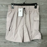 Nike Women's Sportswear Essential Woven High-Rise Shorts Small- DM6247-019 Photo 0