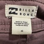 Billabong  Free Fall High-Waist Cord Pants Size 28 in Espresso brown wide leg Photo 9